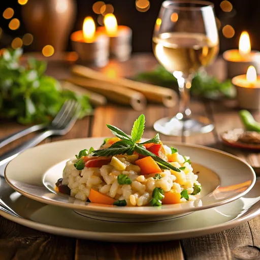 Fırında Sebzeli Buğday Risotto