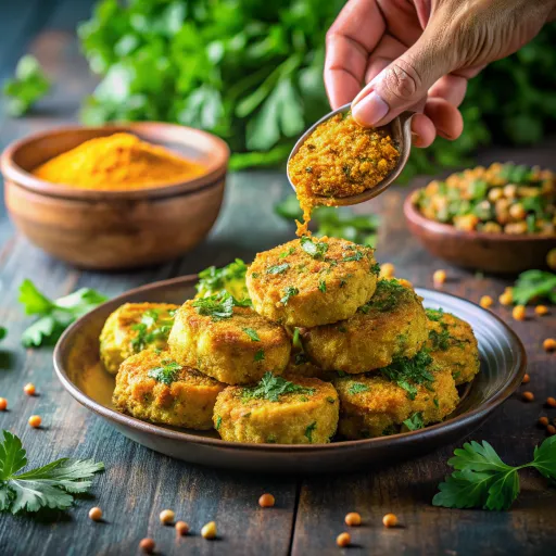 Zerdeçallı Mercimek Köfte