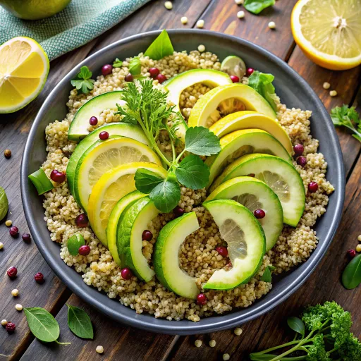 Avokado ve Kinoa Salatası
